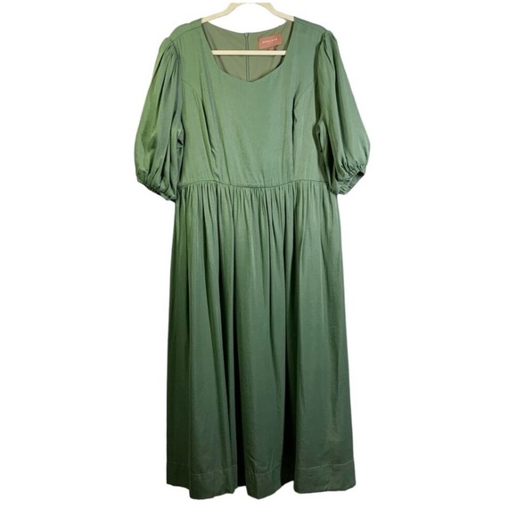 JessaKae Dresses & Skirts - JESSAKAE Green Freshly Picked Frock Prairie Maxi Dress Size 2XL